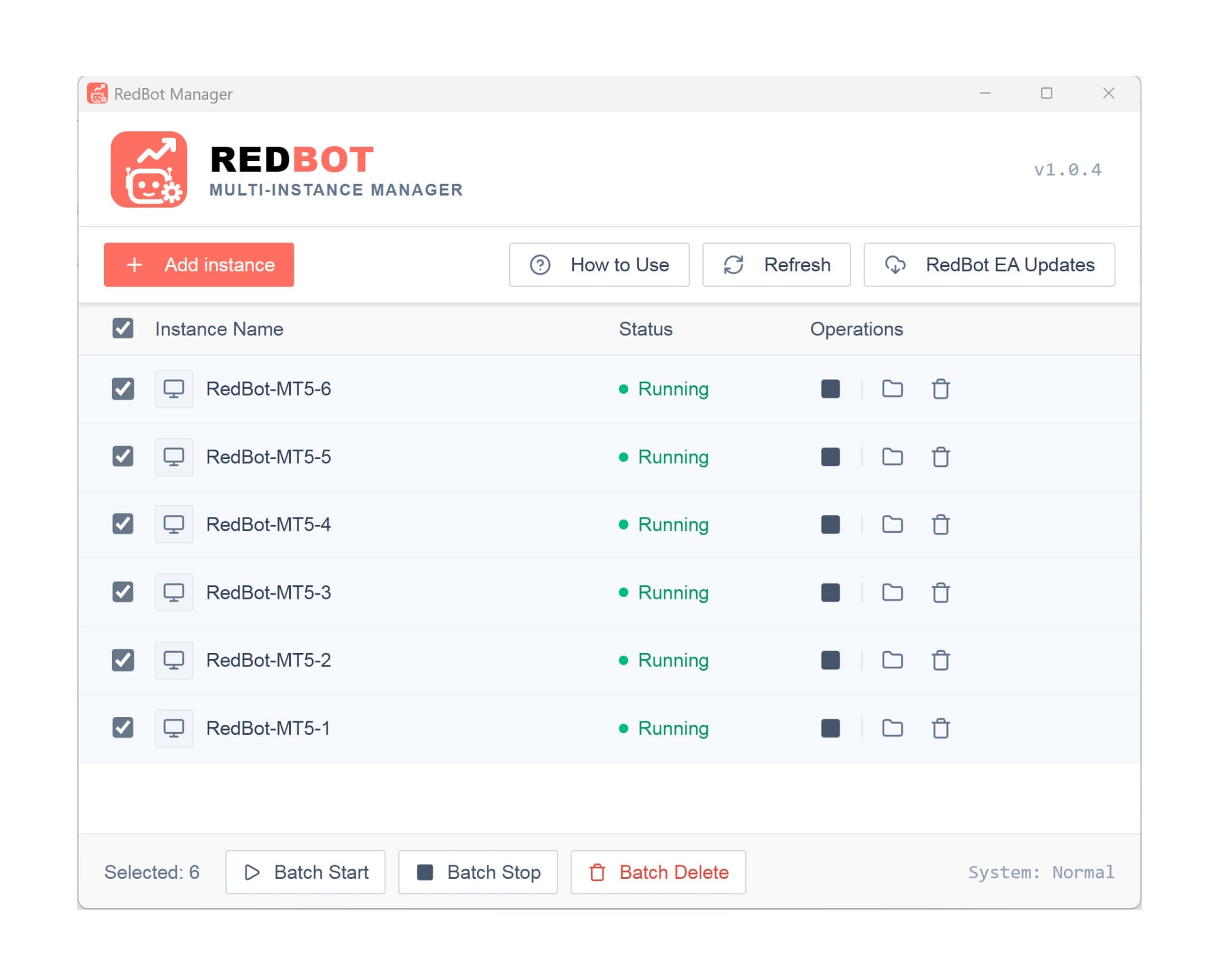 GUIDE TO RUNNING MULTIPLE MT5 ACCOUNTS ON REDBOT MANAGER
